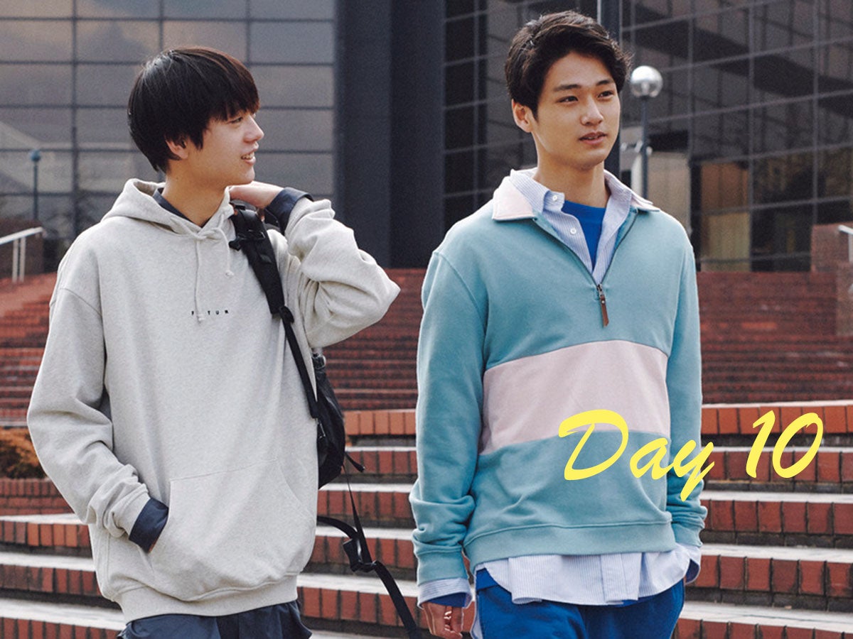 春のメンズスウェットコーデ12DAYS【DAY10】 ちょっと差がつく、スウェットコーデのヒント