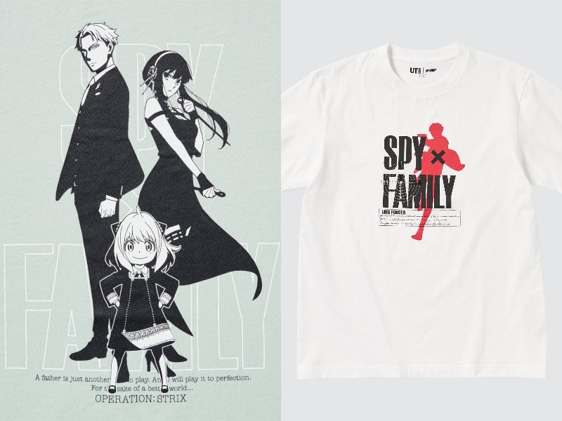 大人気「SPY×FAMILY」がUTと初コラボ！魅力あふれるキャラクター達がTシャツに