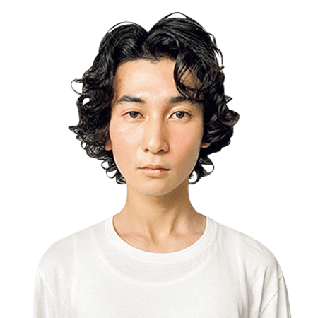 うねりグセが強い髪の悩みを解消　ヘアスタイル１　before写真