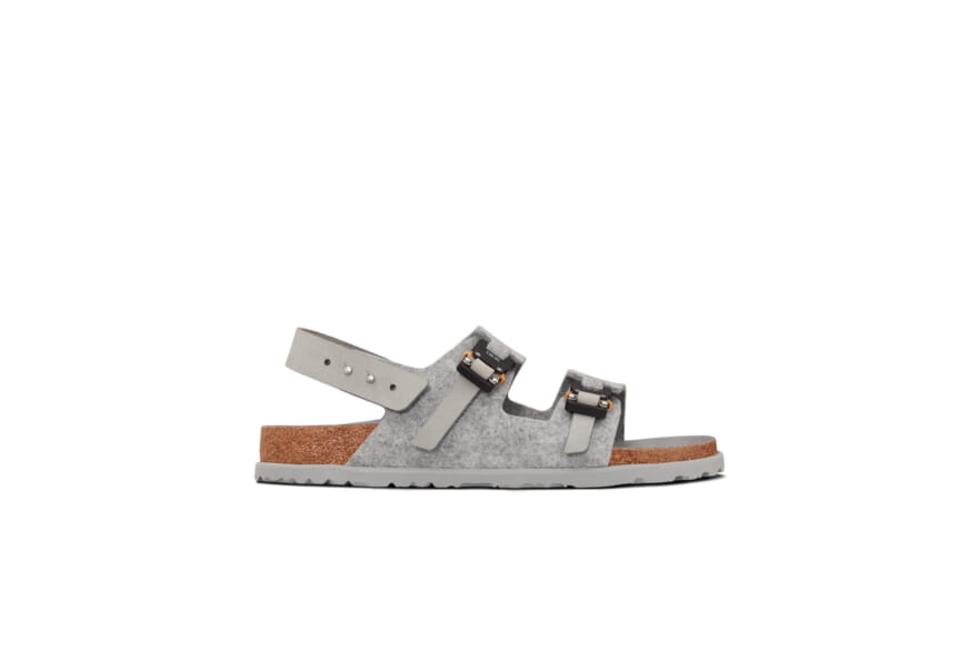 ディオール バイ ビルケンシュトック　DIOR BY BIRKENSTOCK　MILANO サンダル ￥155,000　ディオール グレー