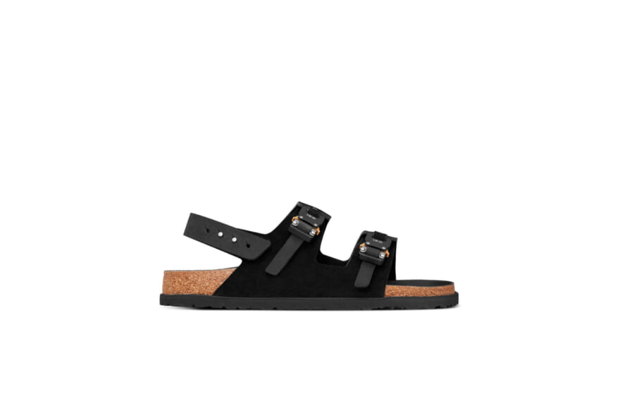 ディオール バイ ビルケンシュトック　DIOR BY BIRKENSTOCK　MILANO サンダル ￥155,000　ブラック