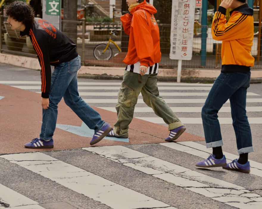 SNS x adidas Originals「SNS GT TOKYO」￥14,300　ストックホルム GT　東京都旗　江戸紫　馬場圭介　Jun Inagawa　ビジュアル2