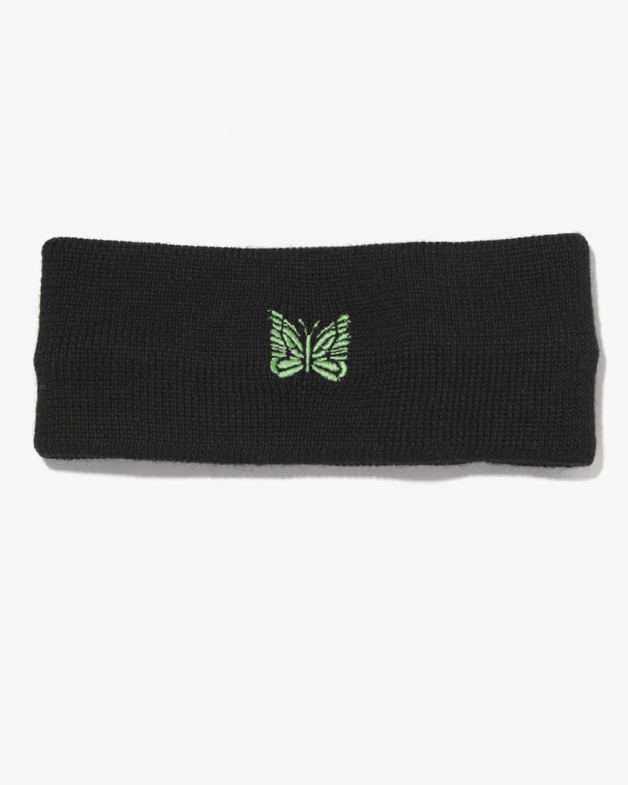 Head Band – W/Ac Knit ¥5,500　COLOR ： Black　SIZE ： One Size