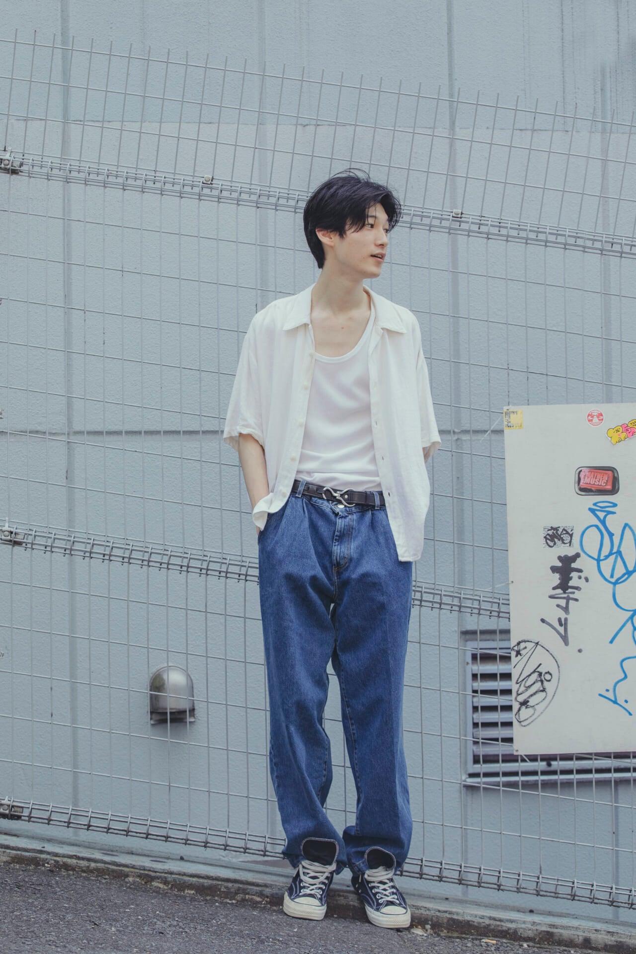 白シャツ デニム コンバース 爽快感ある夏のアメカジ Men S Non No Web