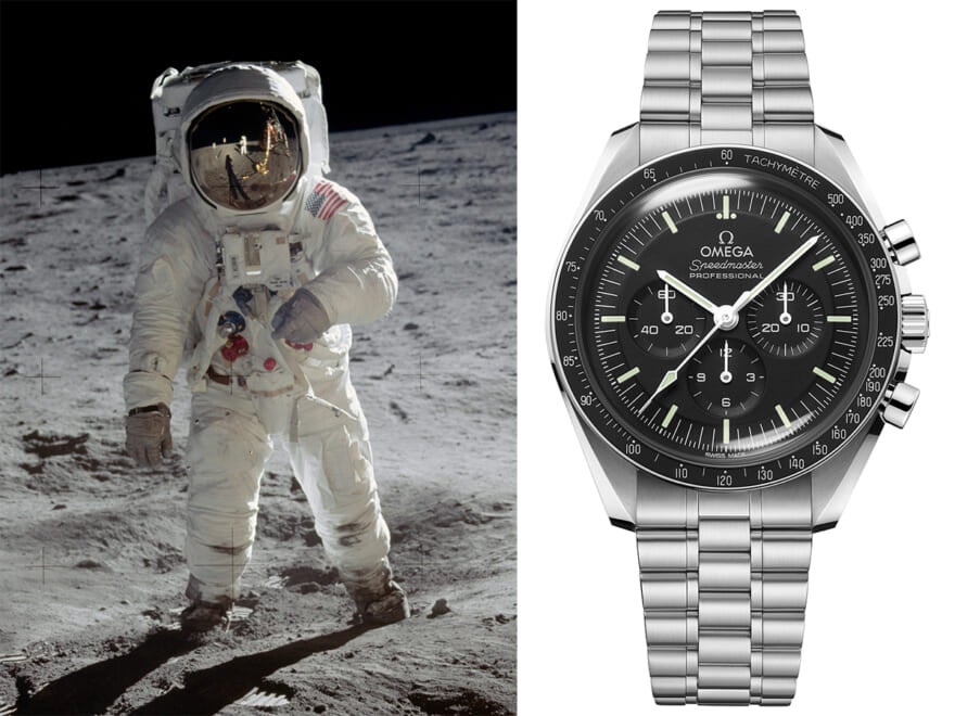 今日は「月面着陸」の日。オメガのスピードマスターをアポロ11号のパイロットがつけていたって知ってた？