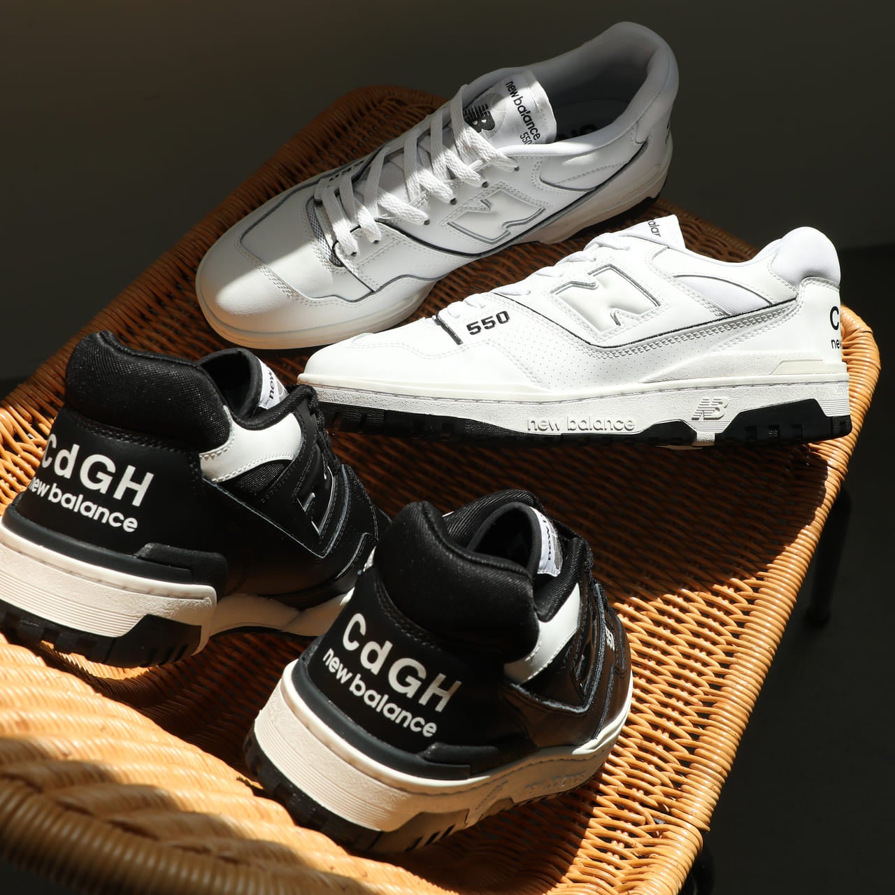 コム デ ギャルソン・オム × ニューバランス COMME des GARÇONS HOME × New Balance「BB550」￥28,600