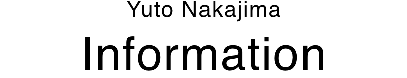 Yuto Nakajima Information