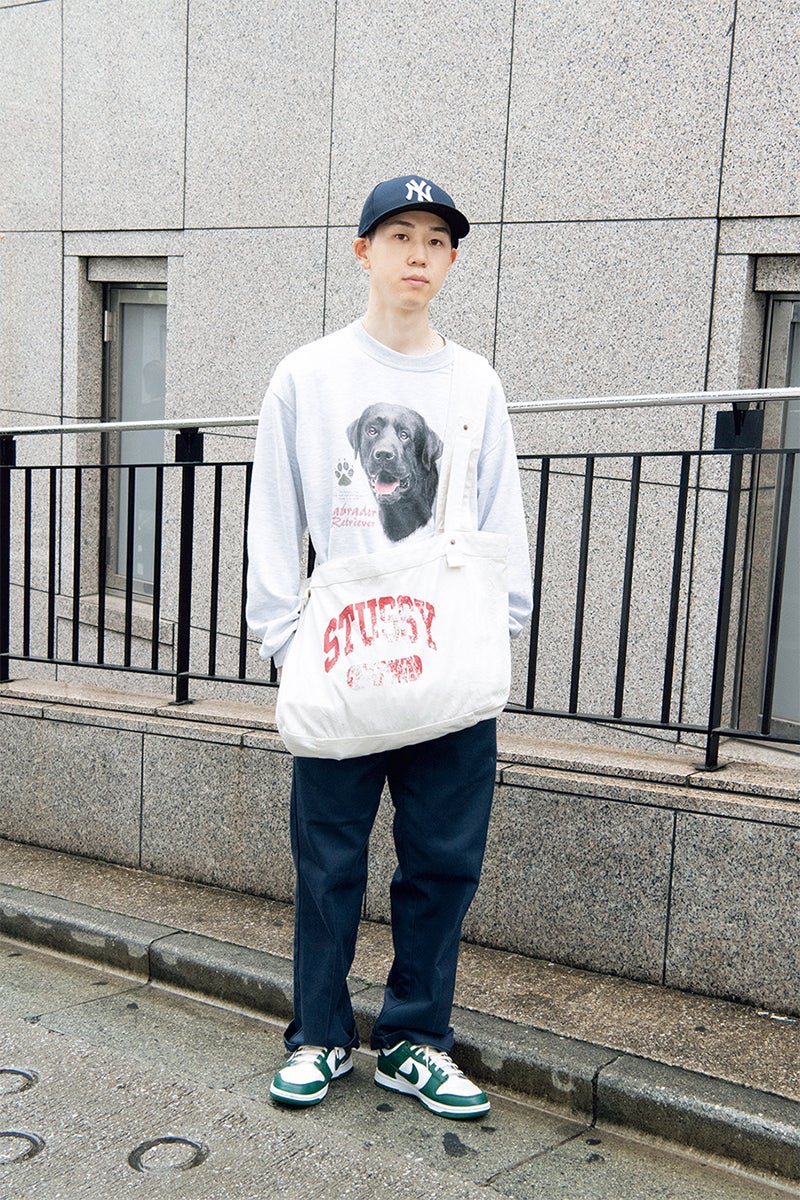 stussy ホワイトパンツ　白パン