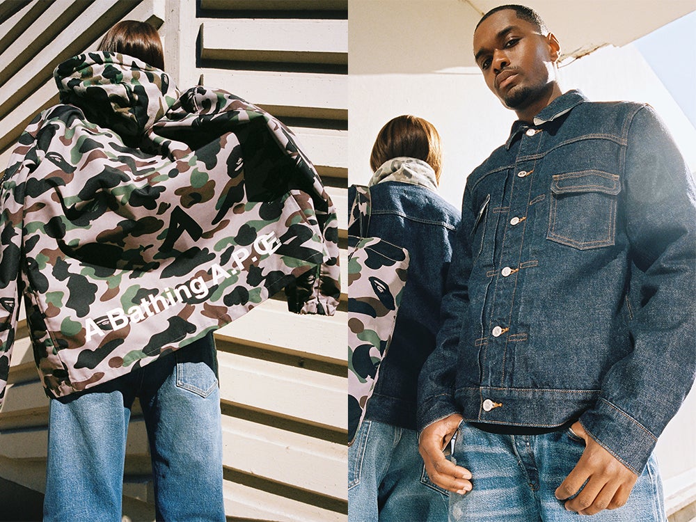 BAPE® x A.P.C DENIM JACKET