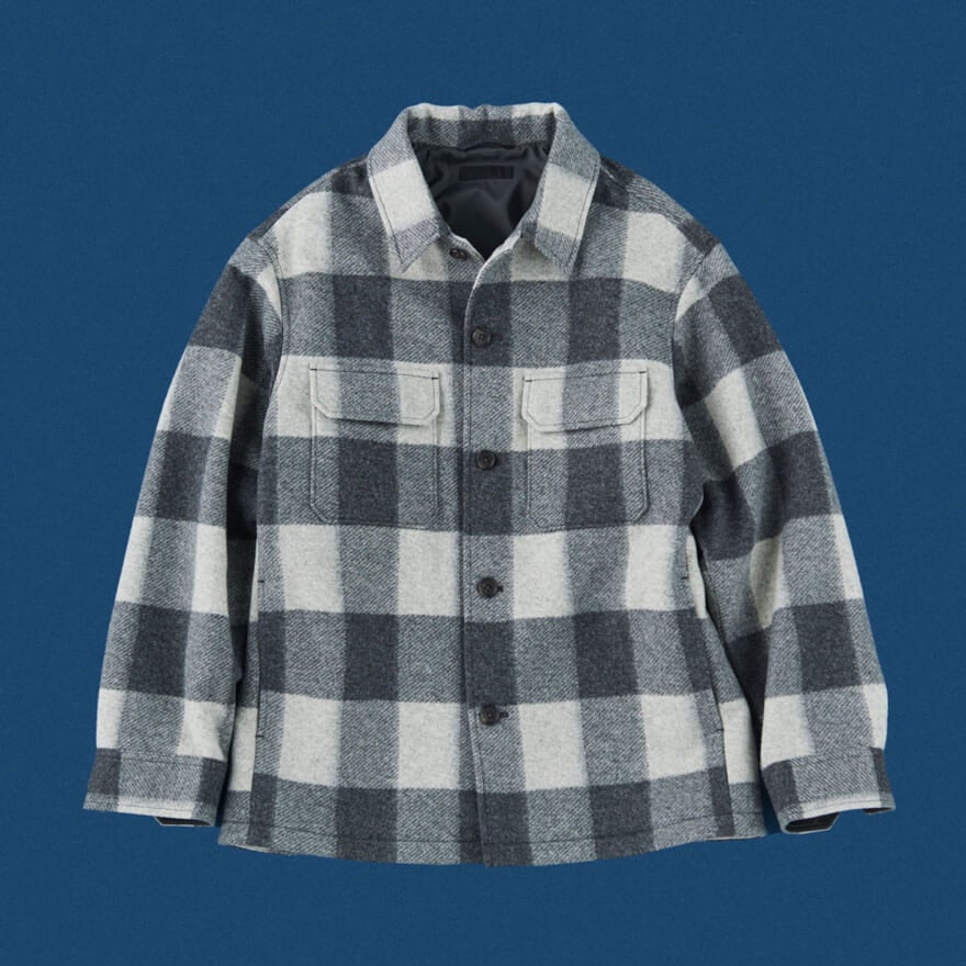 9月に買うべきユニクロのチェックシャツジャケット¥5,990/ユニクロ