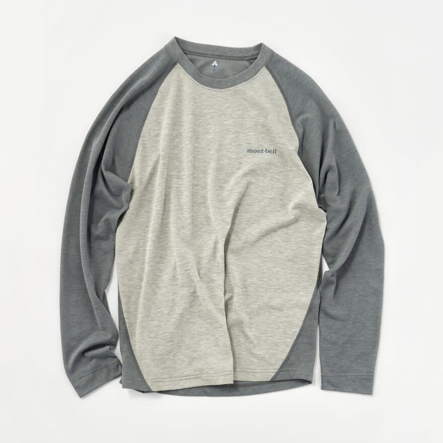 mont-bell 〈WIC. RAGLAN LONG SLEEVE T〉　ロンT￥3,300／モンベル・カスタマー・サービス[TEL:06-6536-5740]