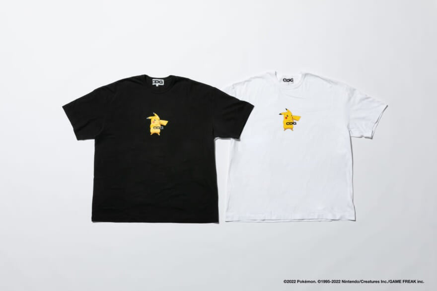 ギャルソン ポケモン コラボ ピカチュウ Tシャツ
