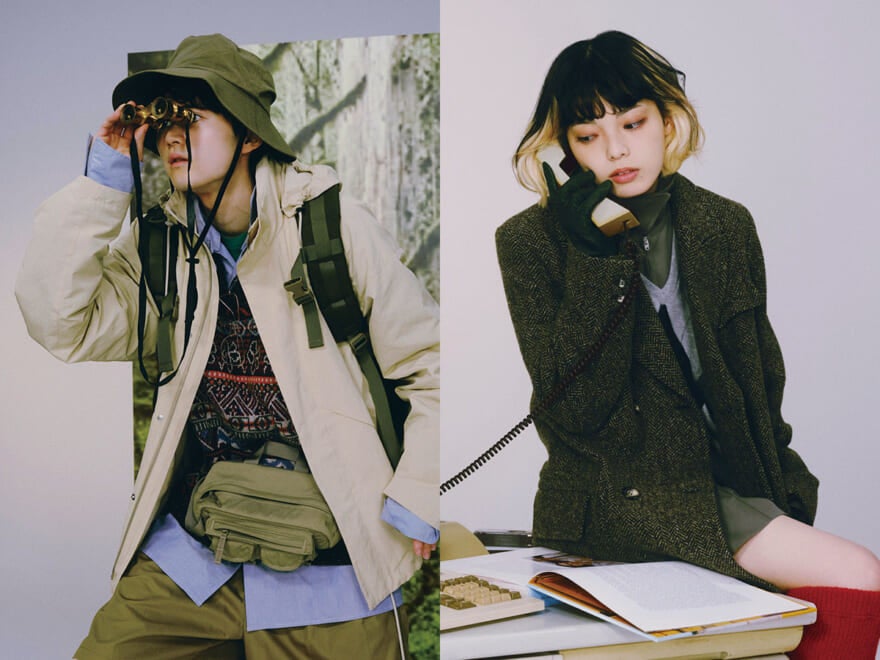 【平手友梨奈と鈴鹿央士】 レトロな秋のファッションストーリー「もしもし、オージ？」