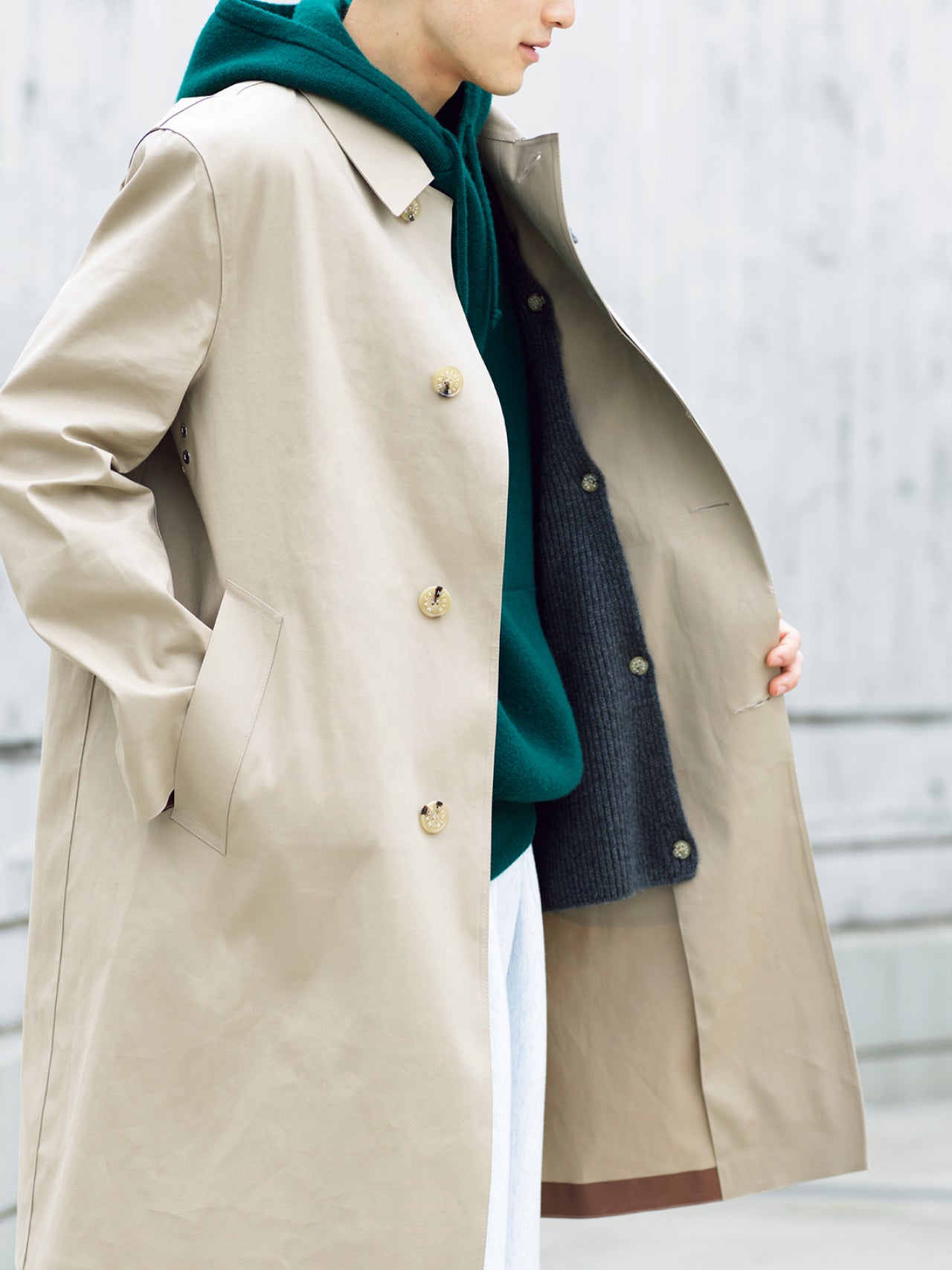 Iroqois 新品 DRAPE WRAP COAT 定価52、000