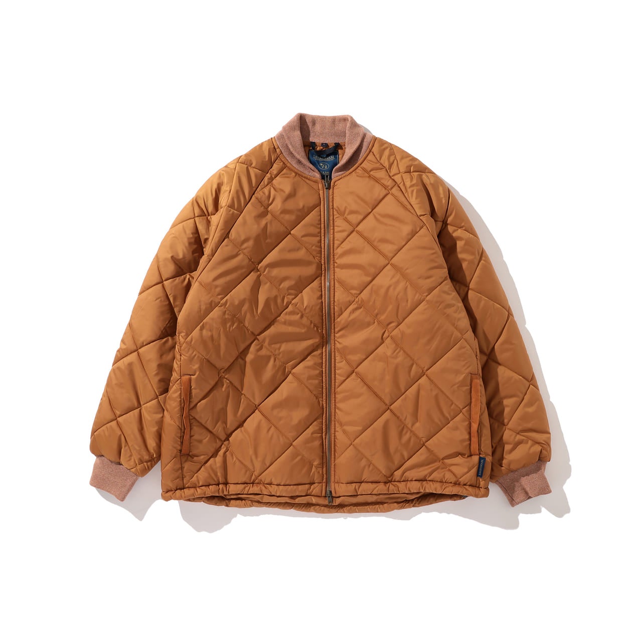 ラベンハム　ビームス　コラボ　ジャケット　LAVENHAM × BEAMS　『QUILTED BOMBER』 　ブラウン