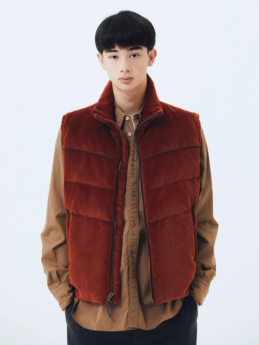 ダウンベスト¥69,300/ノア クラブハウス