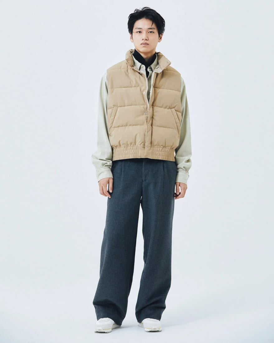 ダウンベスト¥47,300/ソフトハイフン