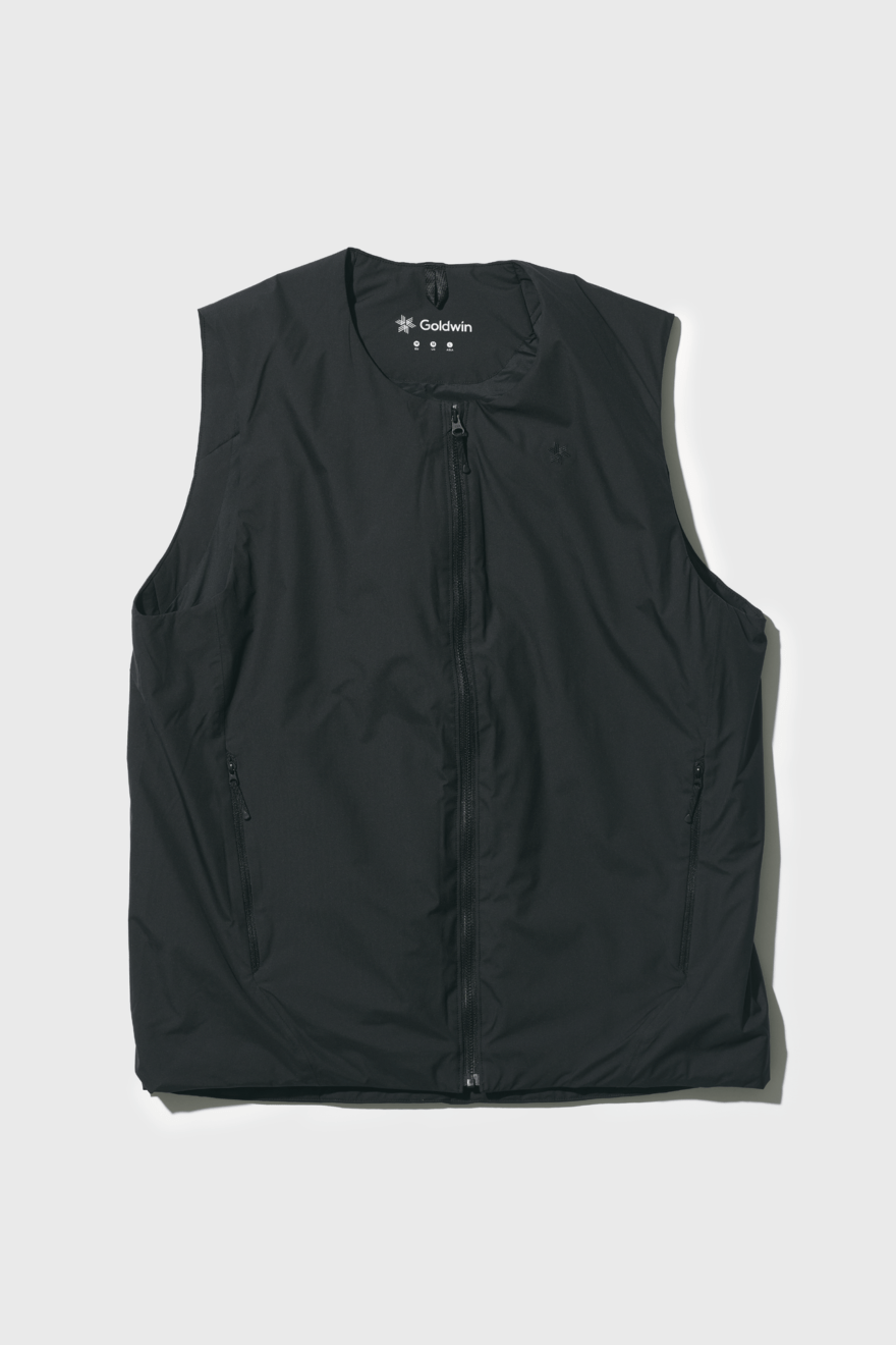 GORE-TEX INFINIUM Puffy Vest | 価格:¥36,300 サイズ:XS、S、M、L、XL カラー:ブラック、クレイベージュ