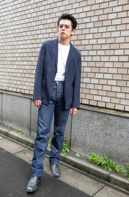 「ジャケットをサラッと着こなせてこそ、大人の男！」【メンズノンノモデルの私服スナップ】