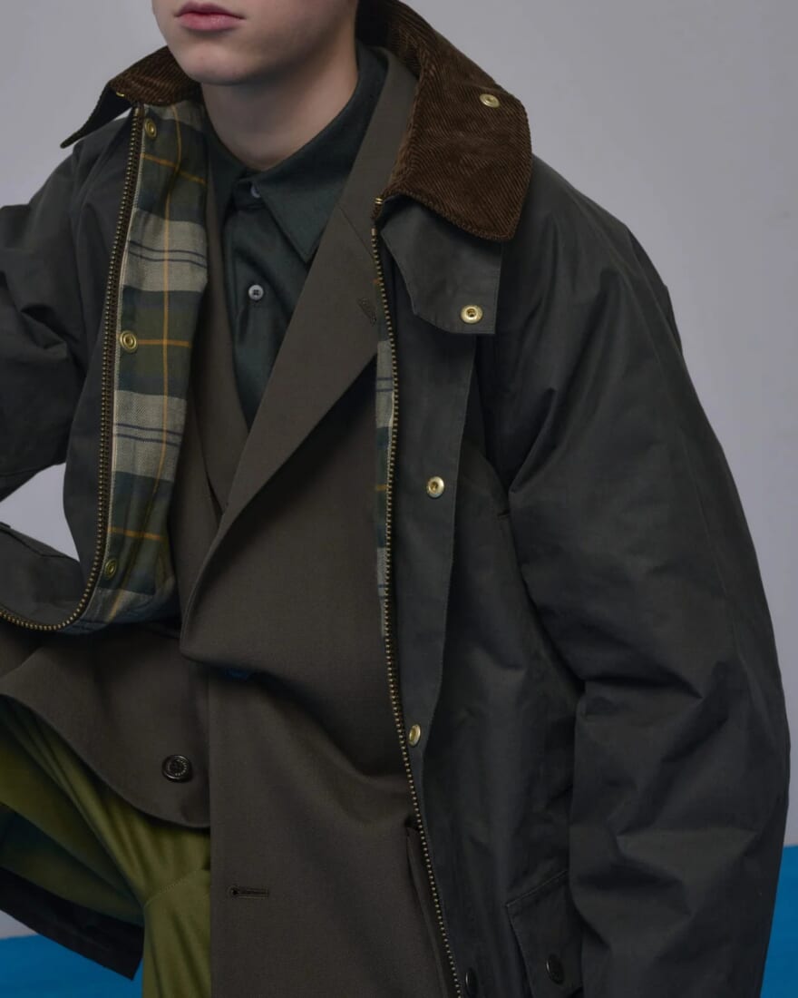 バブアー　「 ÉDIFICE（エディフィス）」、「MARKAWARE（マーカウェア）」、「Barbour（バブアー）」のトリプルコラボ