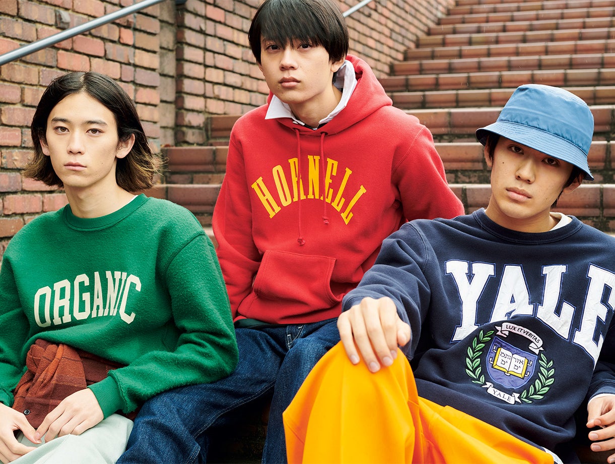 【新品希少】SLOBE IENA HANTEX 別注　スウェット　カレッジロゴ SLOBE IENA（スローブイエナ）の「《追加》HANTEX/ハンテックス
