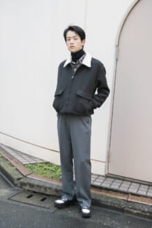[樋之津 琳太郎] 「オーラリーのチェックシャツは、冬のレイヤードコーデで大活躍！」【メンズノンノモデルの私服スナップ】