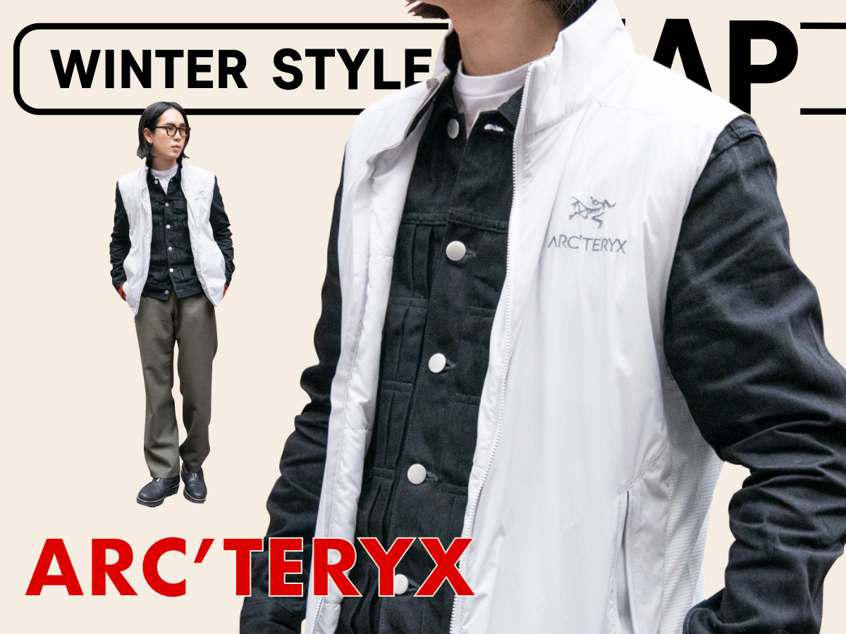 ARC'TERYX ライトグレー ノースリーブベスト S/P be413dfe3cdcb3c407f839b80697b4
