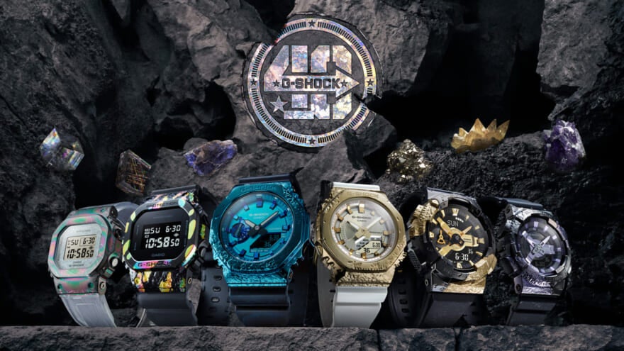 G-SHOCK 40周年記念モデル】ソリッドなメタルが手元に視線を集める