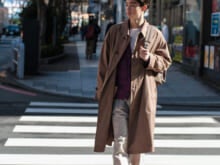 定番服のコートをどう着るか考えてみる。[LE、マッキントッシュ、インテリム]