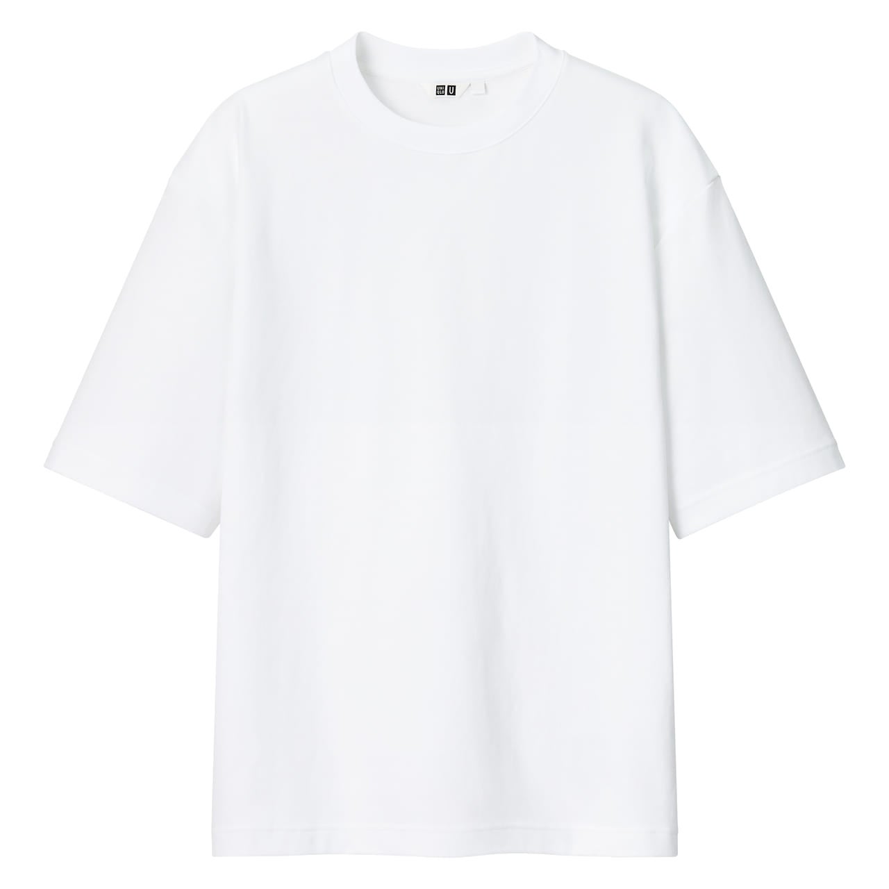 ユニクロ ユー（Uniqlo U）のエアリズムコットンオーバーサイズTシャツ（5分袖） ¥1,990