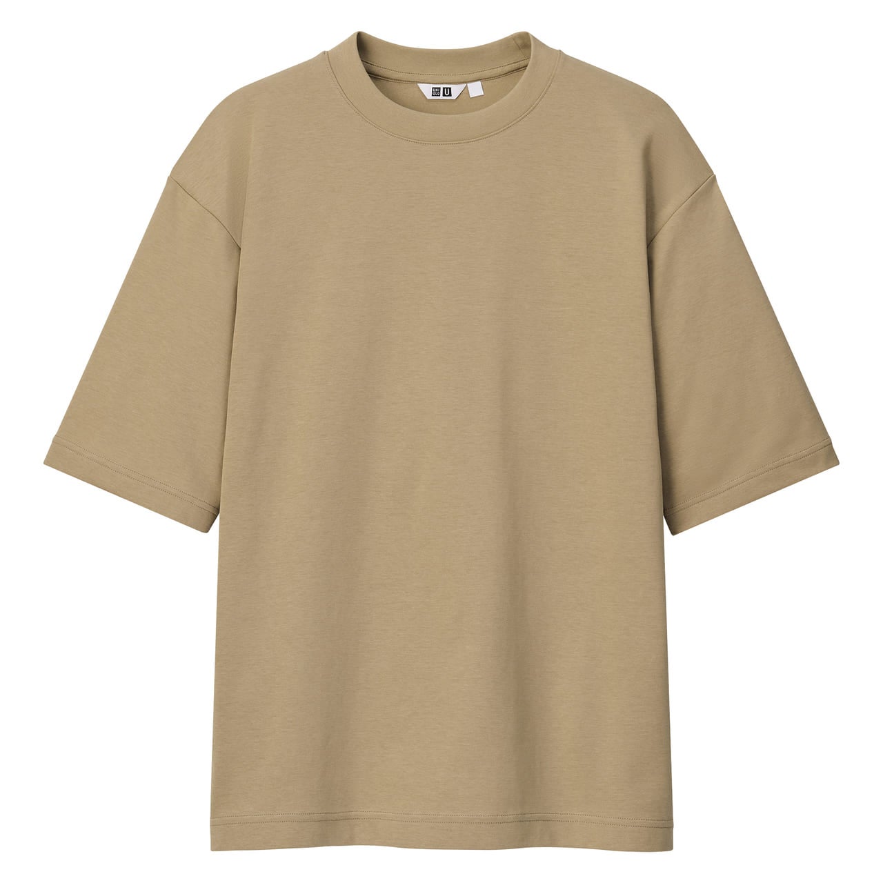 ユニクロ ユー（Uniqlo U）のエアリズムコットンオーバーサイズTシャツ（5分袖） ¥1,990