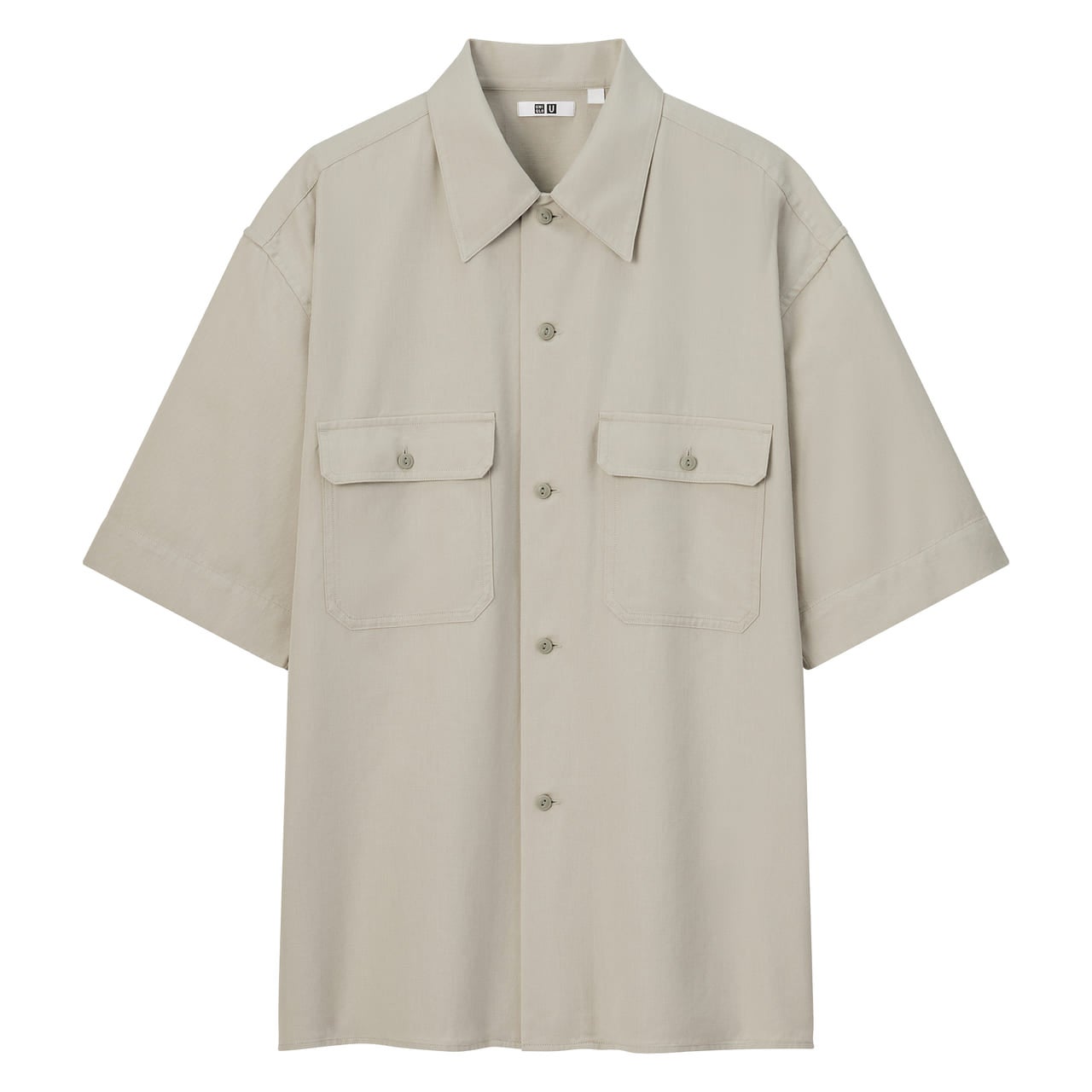 ユニクロ ユー（Uniqlo U）のオーバーサイズワークシャツ(半袖) ¥3,990