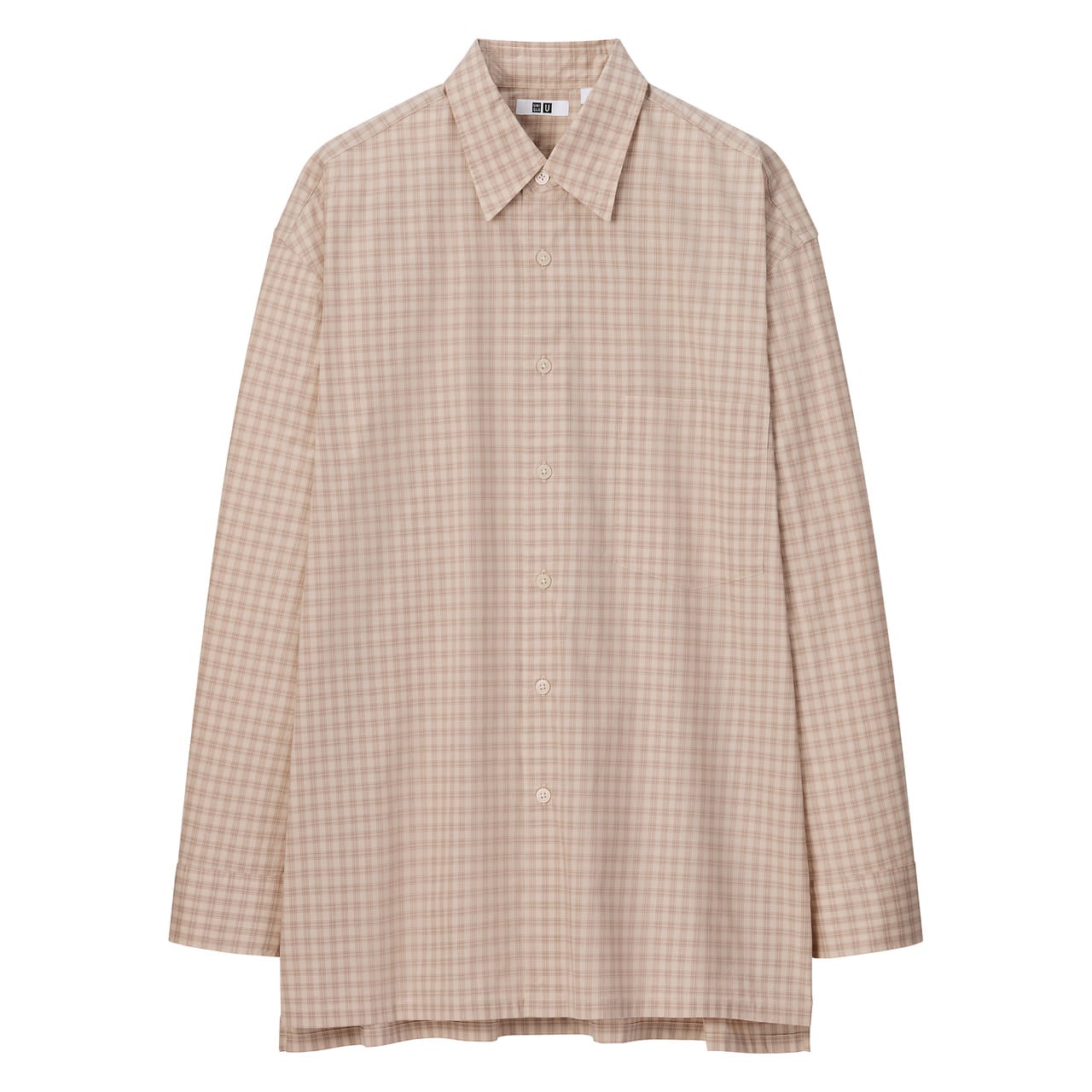 ユニクロ ユー（Uniqlo U）のオーバーサイズチェックシャツ(長袖) ¥3,990