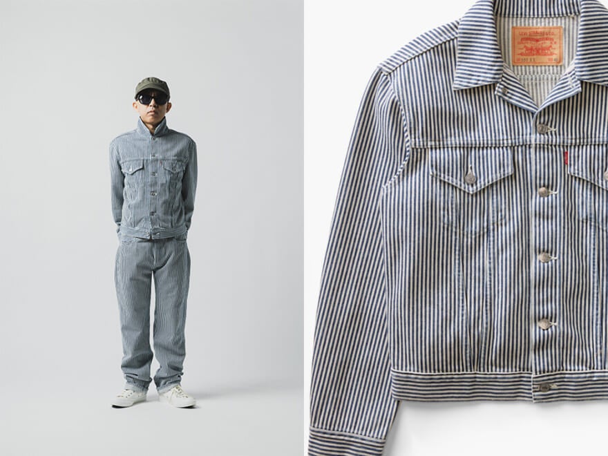 Levi’s®(リーバイス)＆NIGO®、コラボ第3弾は本人所蔵のレアなヴィンテージを復刻。美しいヒッコリーのセットアップ！＜抽選リンクあり＞