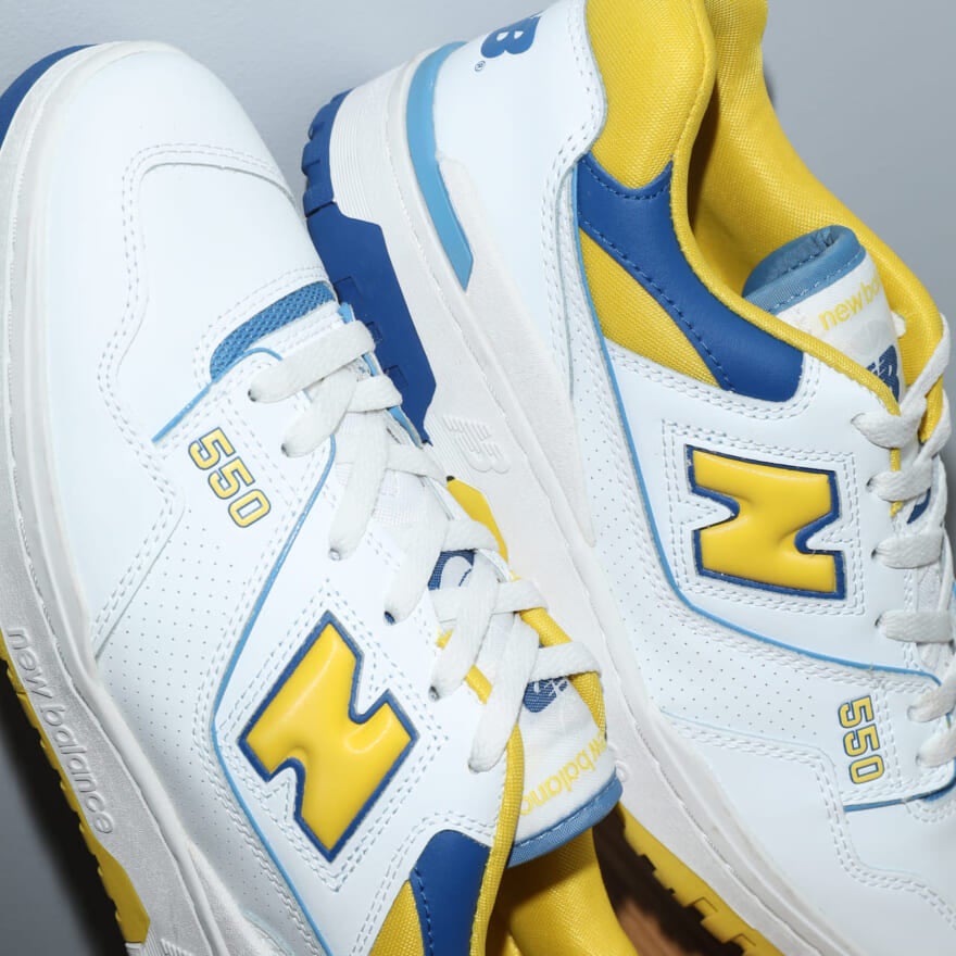 New Balance「BB550」スニーカー￥17,600／ニューバランスジャパンお客様相談室[TEL:0120-85-7120]