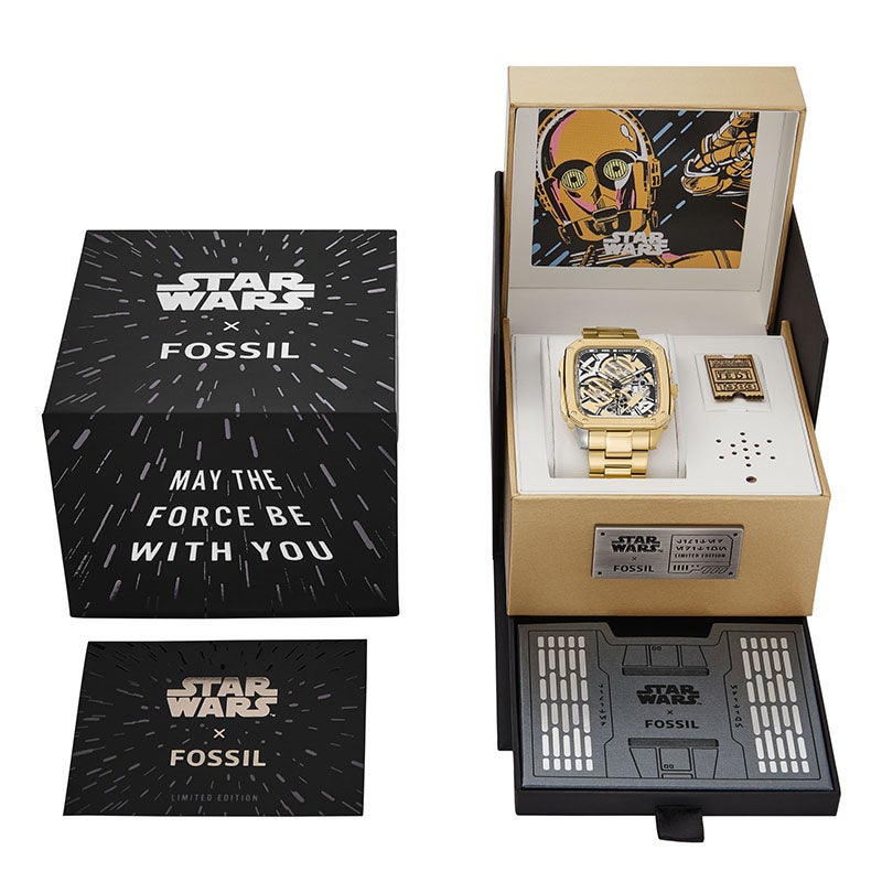 FOSSIL×STAR WARS　フォッシルとスター・ウォーズのコラボウォッチ、C-3POモデル6