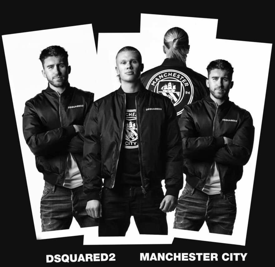 DSQUARED2 FOR MANCHESTER CITY CAPSULE COLLECTION