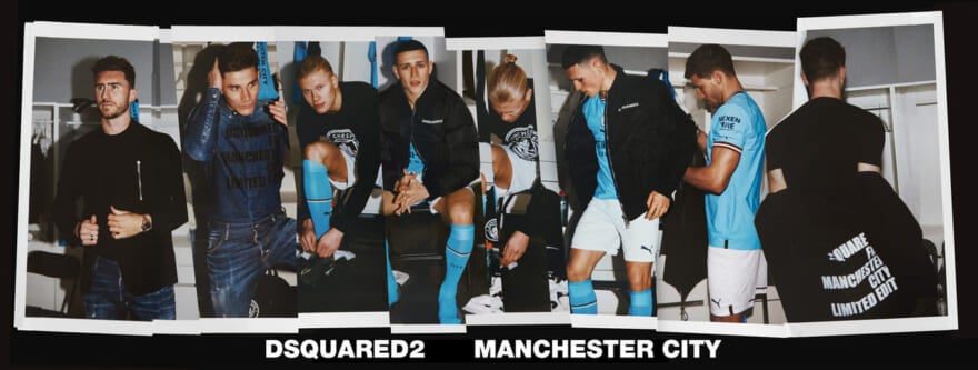 DSQUARED2 FOR MANCHESTER CITY CAPSULE COLLECTION