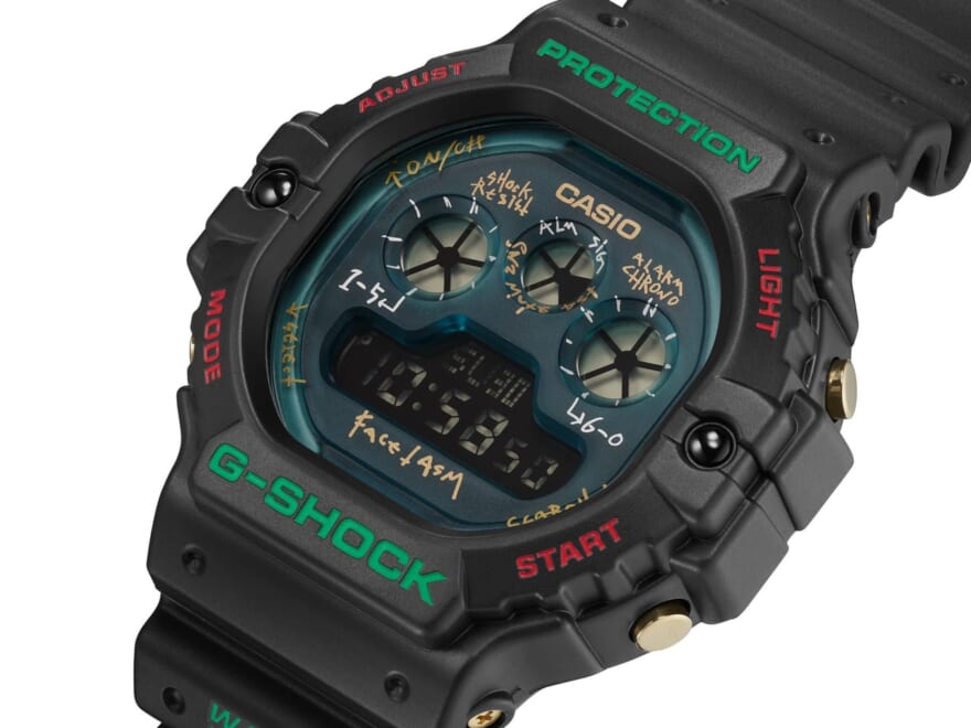 G-SHOCKとファセッタズムのコラボ腕時計が登場！ 手書きフォントのオリジナルデザインはグッドアクセントに最適！