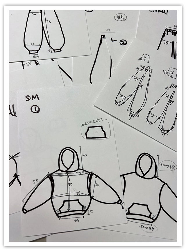 中塚凌空のデザイン画