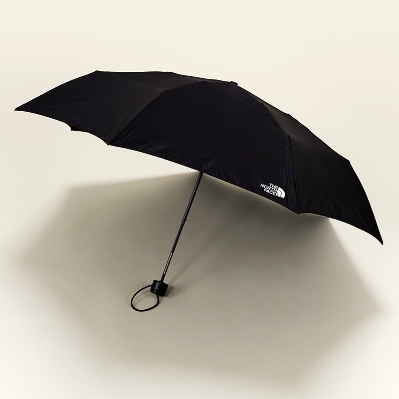 ザ・ノース・フェイスの、分解できる折りたたみ傘「モジュールアンブレラ」製品画像　ブラック