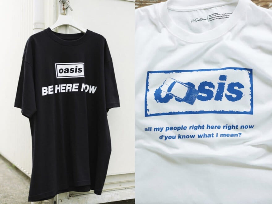 アダム エ ロぺの「10カルチャー」から「オアシス」とのコラボアイテムがリリース！夏の主役Tシャツはコレで決まり！