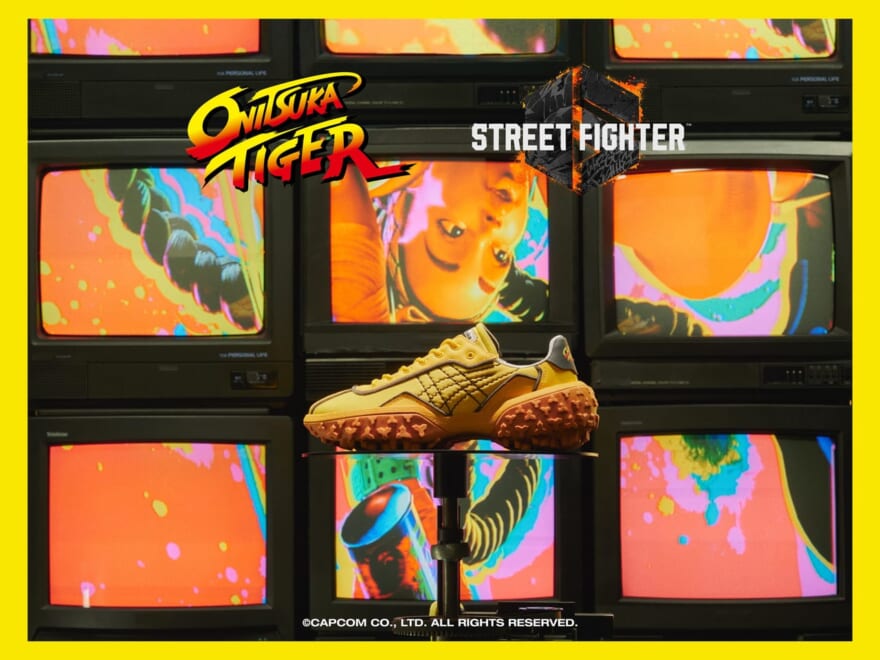 「Onitsuka Tiger（オニツカタイガー）」と『ストリートファイター６』のスペシャルコラボレーションが実現