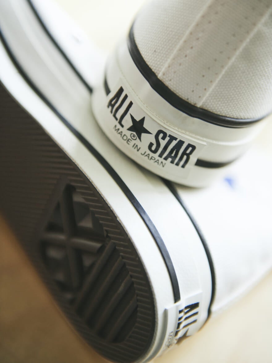 コンバース オールスター「CANVAS ALL STAR J HI」ディテール