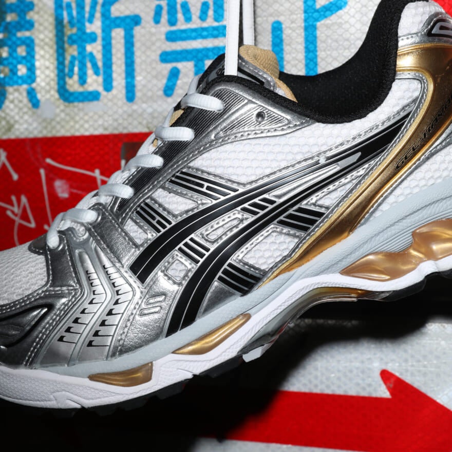 アシックスのランニングシューズ「GEL-KAYANO 14」ディテール