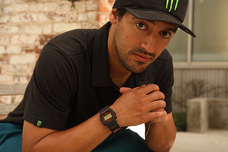 G-SHOCK「DW-5600KH」を着用するプロスケーターのKelvin Hoefler（ケルビン・ホフラー）