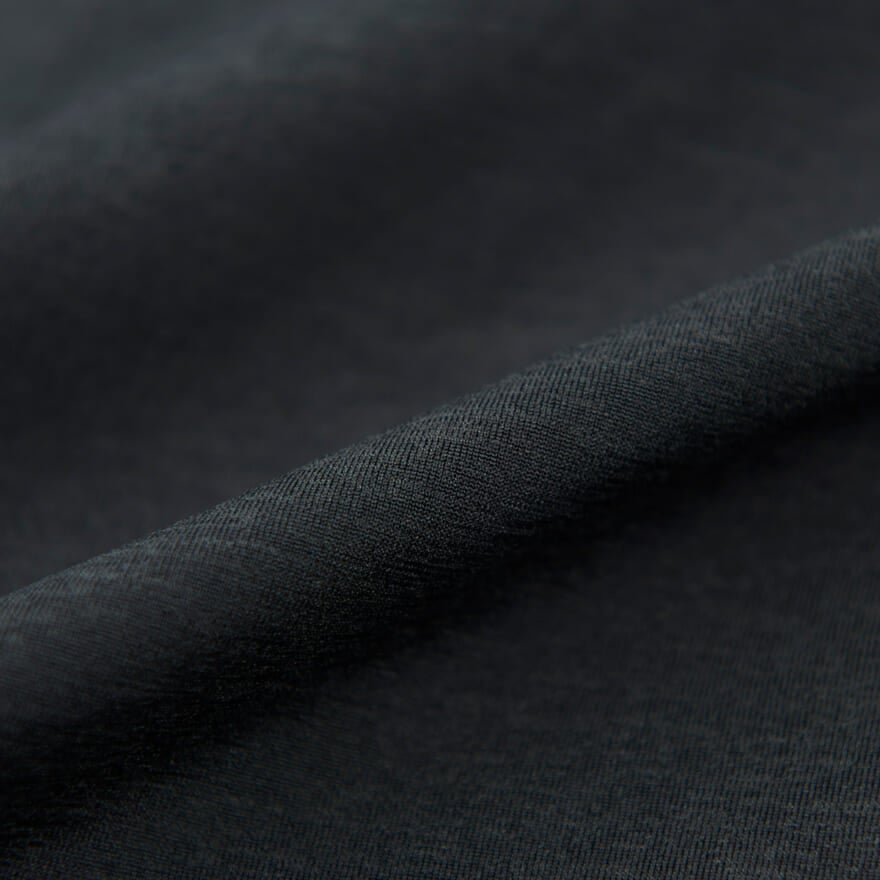 エル・エル・ビーン ジャパンエディションの黒いTシャツの素材感