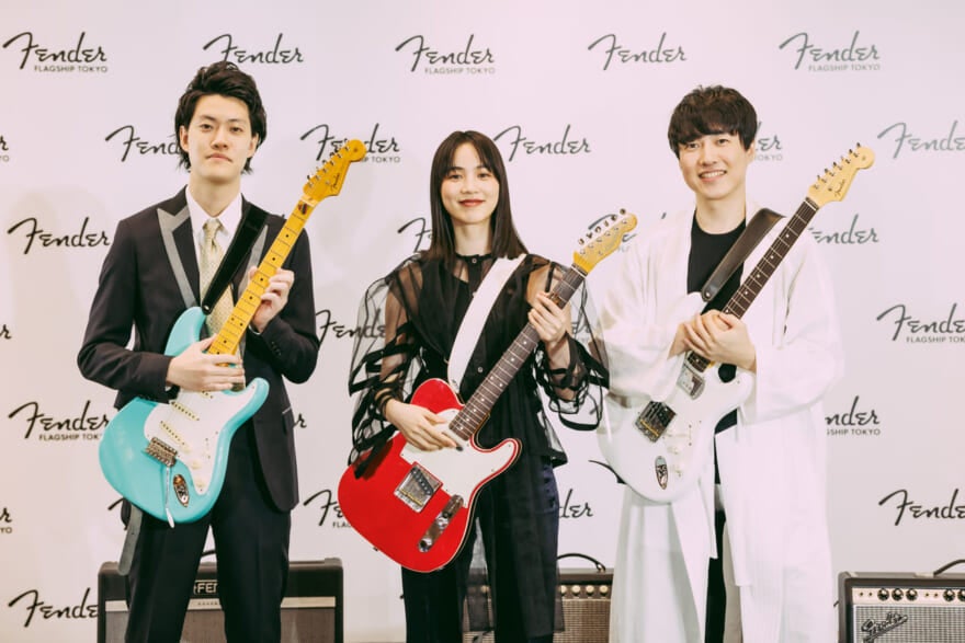 FENDER FLAGSHIP TOKYOのトークショー 粗品　のん