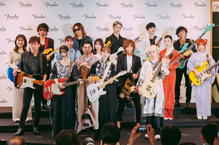 FENDER FLAGSHIP TOKYOのオープニングイベント