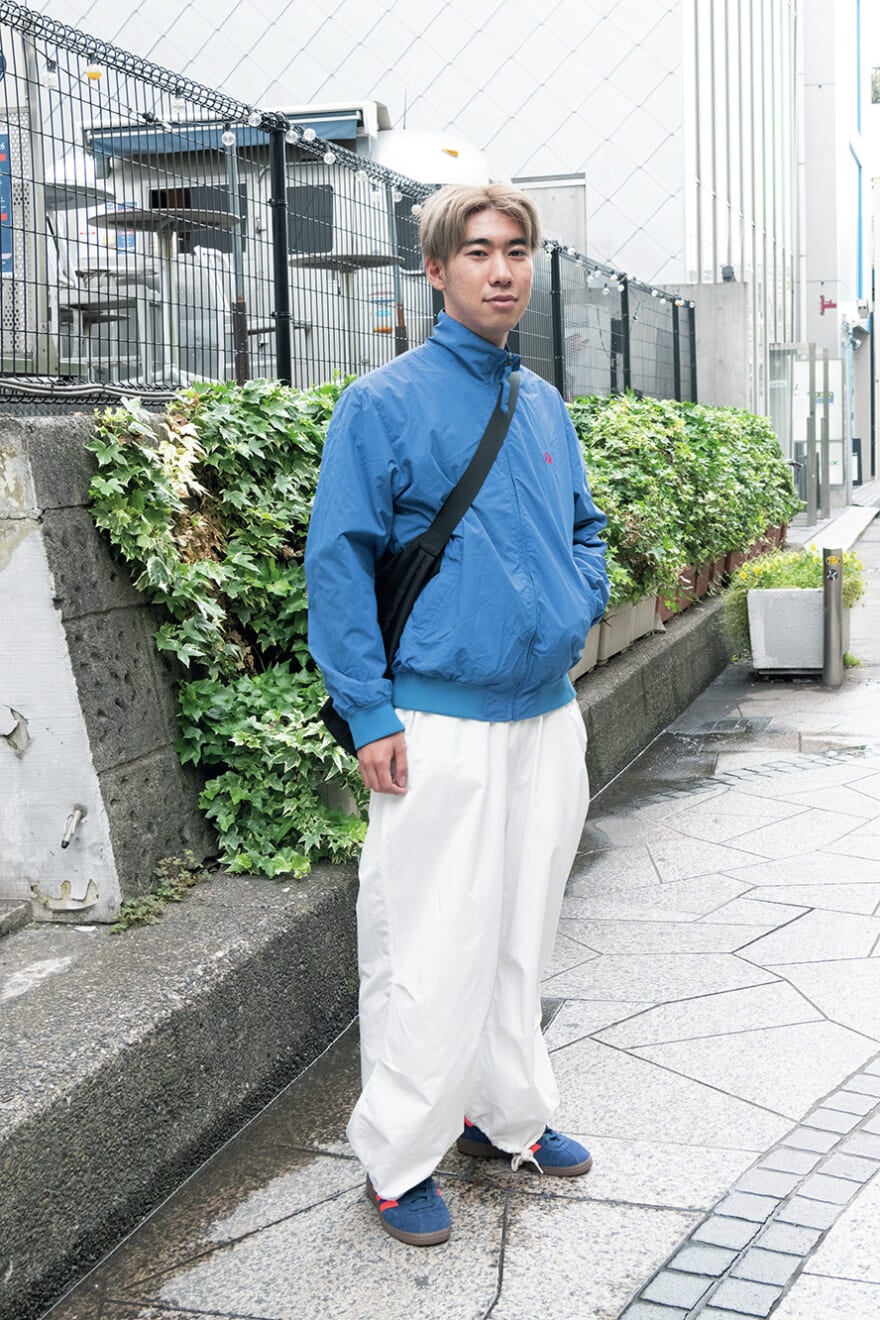 フレッドペリーのトラックジャケットの正解着こなし